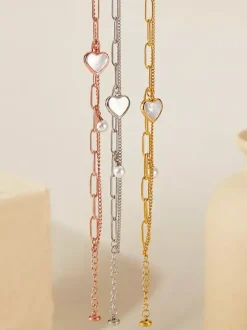 Heart-shaped Pearl Oysters Bracelet For Women 2026