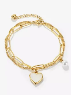 Heart-shaped Pearl Oysters Bracelet For Women 2026