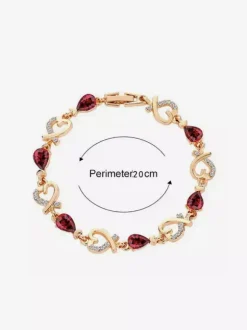 Heart-shaped Crystal Bracelet For Women 2026