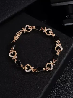 Heart-shaped Crystal Bracelet For Women 2026