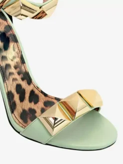 High Heel Sandals Stud Open Toe Stiletto Heel Party Shoes