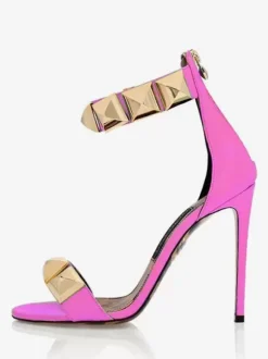 High Heel Sandals Stud Open Toe Stiletto Heel Party Shoes