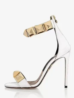 High Heel Sandals Stud Open Toe Stiletto Heel Party Shoes