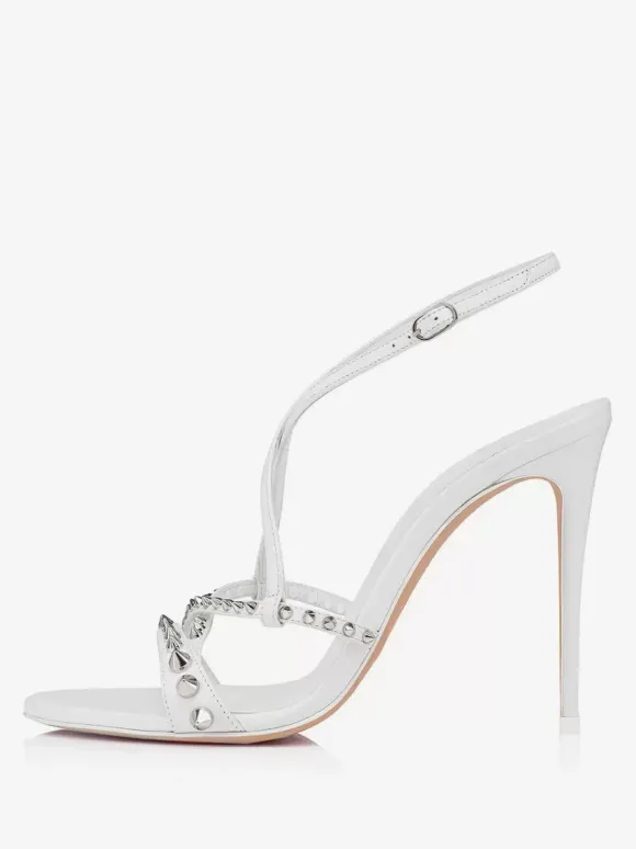 High Heel Sandals Studs Open Toe Strappy Party Shoes For Women