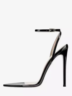 High Heel Sandals Transparent Open Toe Stiletto Heel Party Prom Shoes