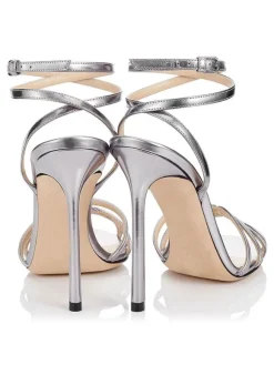 High Heel Sandals Womens Strappy Open Toe Slingback Stiletto Heel Sandals