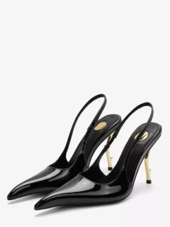 High Heel Slingback Pumps Women's Pointed Toe Designed Heel Party Shoes