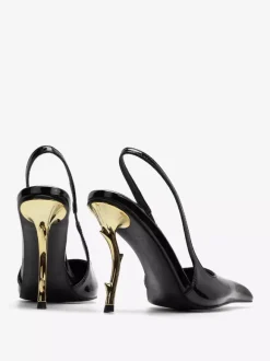 High Heel Slingback Pumps Women's Pointed Toe Designed Heel Party Shoes