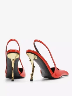 High Heel Slingback Pumps Women's Pointed Toe Designed Heel Party Shoes
