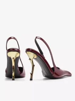 High Heel Slingback Pumps Women's Pointed Toe Designed Heel Party Shoes