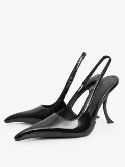 High Heel Pumps Desinged Pointed Toe Heeled Slingback Pumps