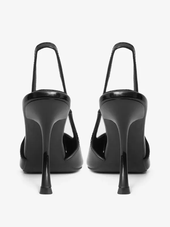 High Heel Pumps Desinged Pointed Toe Heeled Slingback Pumps