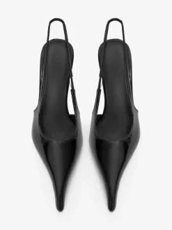 High Heel Pumps Desinged Pointed Toe Heeled Slingback Pumps