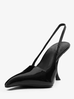 High Heel Pumps Desinged Pointed Toe Heeled Slingback Pumps