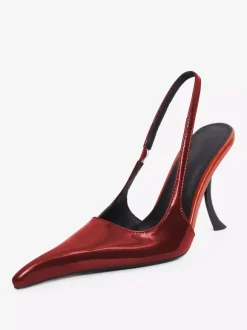 High Heel Pumps Desinged Pointed Toe Heeled Slingback Pumps