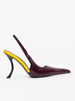 High Heel Pumps Desinged Pointed Toe Heeled Slingback Pumps