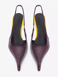 High Heel Pumps Desinged Pointed Toe Heeled Slingback Pumps