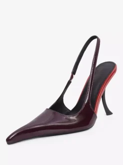 High Heel Pumps Desinged Pointed Toe Heeled Slingback Pumps