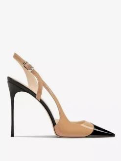 High Heel Pumps Women's Pointed Toe Cut Out Slingback Dress Shoes