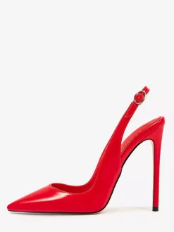 High Heel Pumps Women's Pointed Toe Slingback Dress Shoes