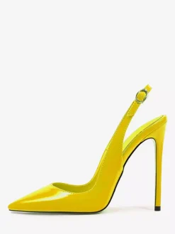 High Heel Pumps Women's Pointed Toe Slingback Dress Shoes