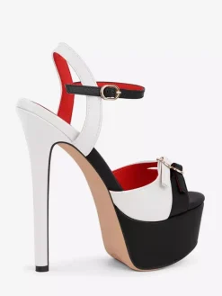 High Heel Sadnals Platform Open Toe Buckle Detail Party Shoes