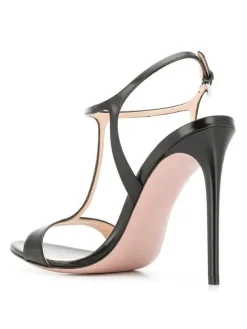 High Heel Sandals Black Patent PU Upper Round Toe Prom shoes Women Party Shoes