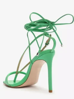 High Heel Sandals Women's Flip Flop Open Toe Lace Up Party Shoes