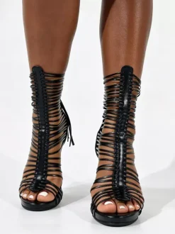 High Heel Sandals Women's Open Toe Strappy Sandal Shoes