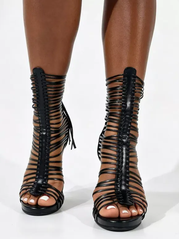 High Heel Sandals Women's Open Toe Strappy Sandal Shoes