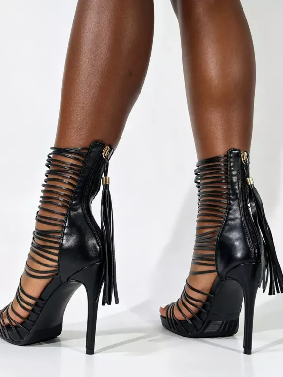 High Heel Sandals Women's Open Toe Strappy Sandal Shoes
