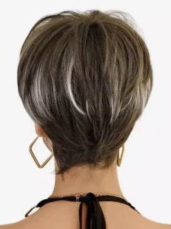 Highlights Short Pixie Cut Wigs Heat-resistant Fiber Daily Synthetic Wig For Women 2026