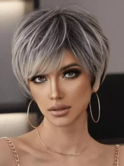 Highlights Short Pixie Cut Wigs Heat-resistant Fiber Daily Synthetic Wig For Women 2026