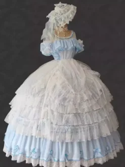 Hime Lolita Dress Polyester Sleeveless Jumper Romance Sweet Rocco Costume Party Lolita Dress