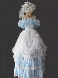 Hime Lolita Dress Polyester Sleeveless Jumper Romance Sweet Rocco Costume Party Lolita Dress