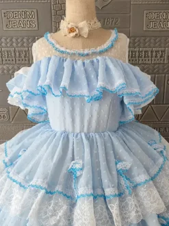 Hime Lolita Dress Polyester Sleeveless Jumper Romance Sweet Rocco Costume Party Lolita Jsk