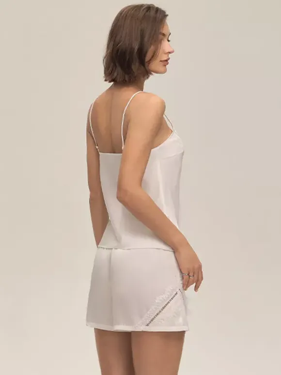 Home Wear Straps Neck Sleeveless Clothes Polyester Outfit