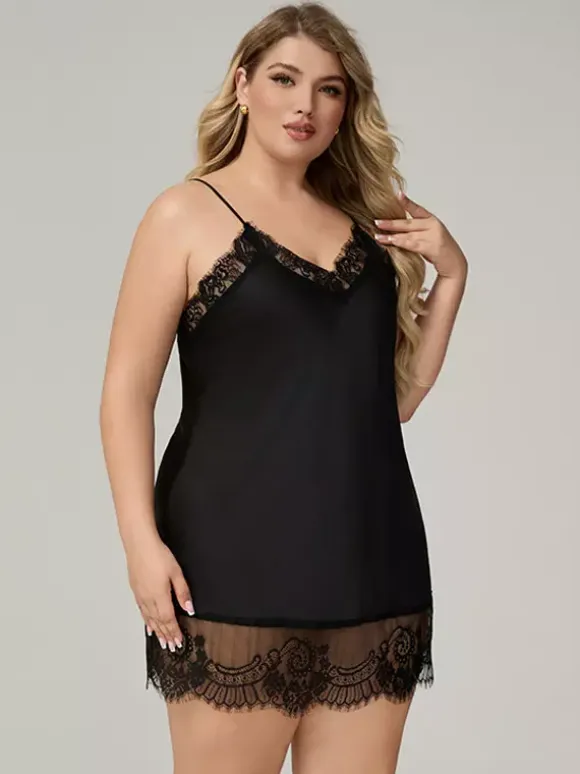 Home Wear V-Neck Long Sleeves Clothes Chiffon Outfit Sexy Sets