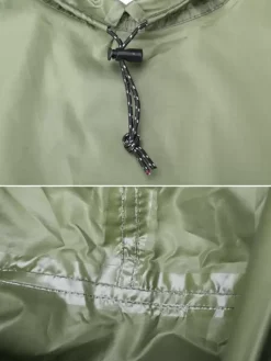 Hooded Hiking Cape Raincoat for Adults