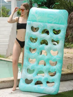 Inflatable Pool Lounger With Stylish Print 2026