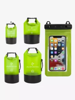 2-in-1 Roll Top Waterproof Dry Bag With Matching Phone Waterproof Case