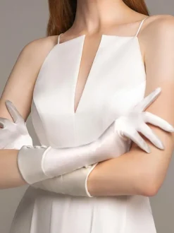 Ivory Bridal Jumpsuit 2026 Pockets Ankle-Length A-Line V-Neck Sleeveless Wedding Jumpsuit Free Customization