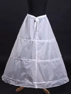 Ivory Wedding Petticoat Tulle A Line Boneless Bridal Petticoat
