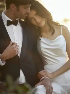 Ivory Bridal Jumpsuit 2026 Floor-Length A-Line Square Neck Sleeveless Wedding Jumpsuit Free Customization