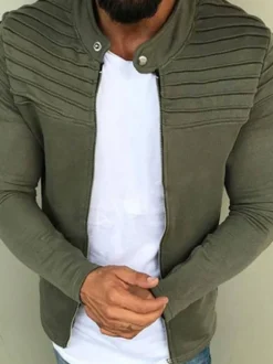 Jacket For Men Polyester Handsome