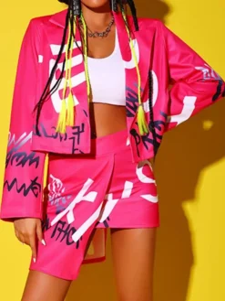 Jazz Dance Costumes Girl's Polyester Overcoat Dancing Wear