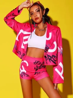 Jazz Dance Costumes Women's Polyester Pants Dancing Wear