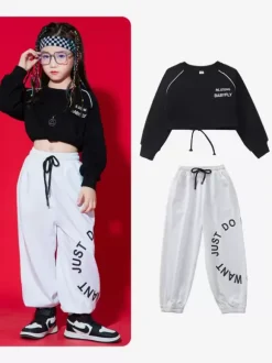 Jazz Dance Costumes Women's Polyester Pants Top Dancing Wear