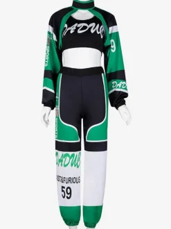 Jazz Dance Costumes Girl's Polyester Pants Overcoat Top Dancing Wear