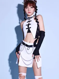 Jazz Dance Costumes Sexy Women's Polyester Dancing Wear Set